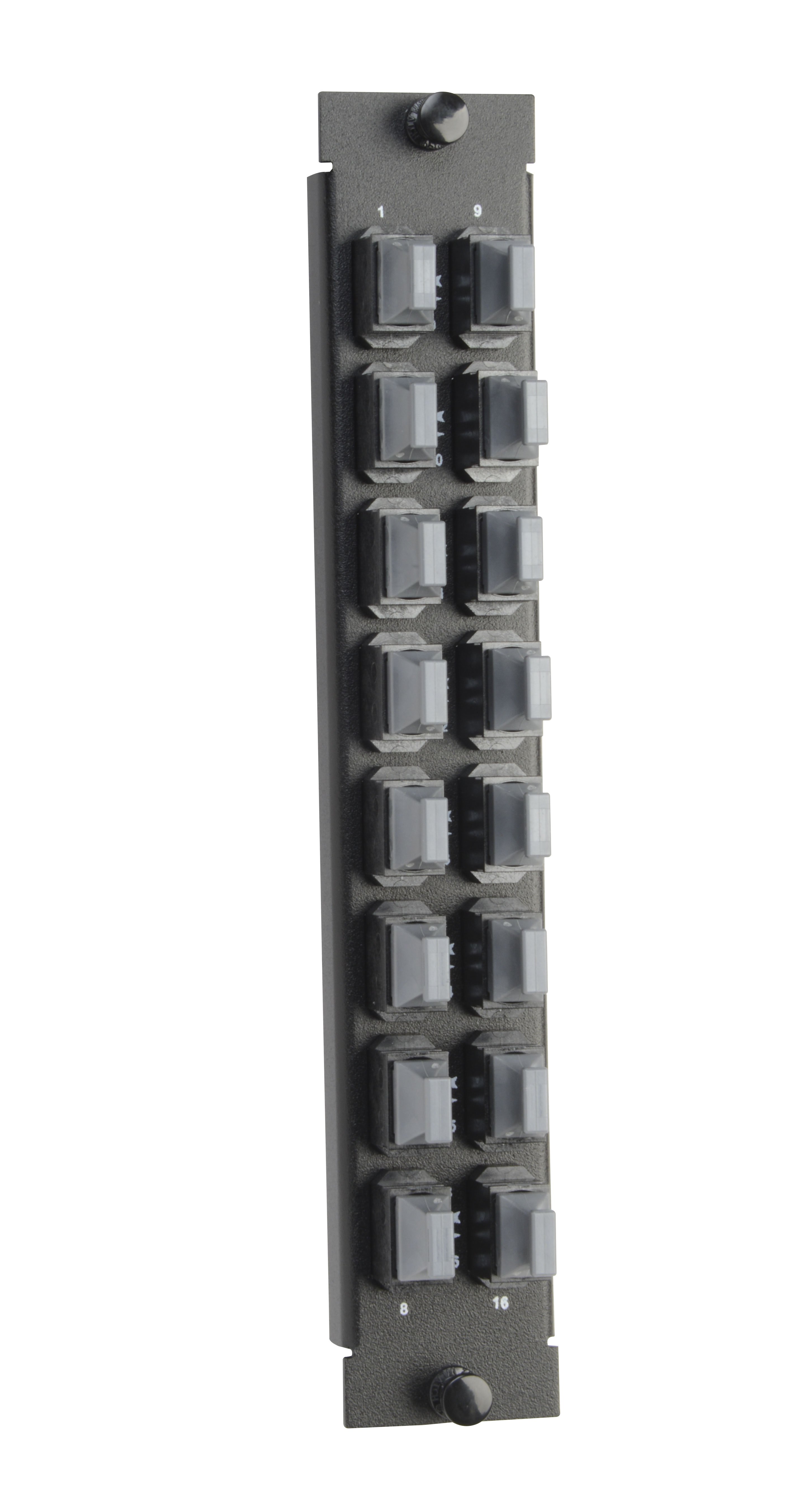 273416-CABLExpress-H-SERIES-10U6U-VERTICAL-ADAPTER-PANEL-(16-PORT)-MTPFront