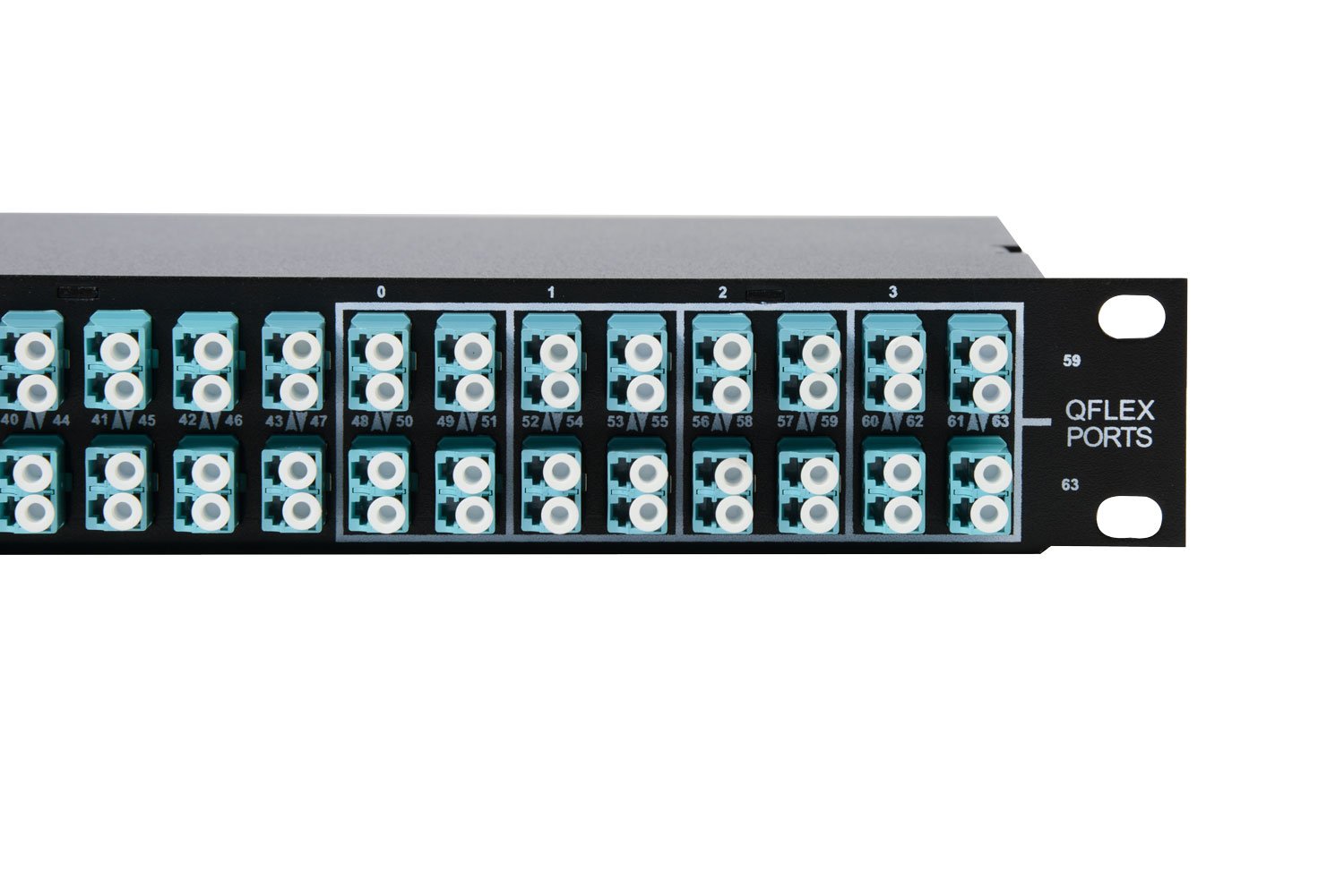 CBX-HRM-H0164LCAZ-1U-64-Port-Replication-Patch-Panel-Front-Close-Up